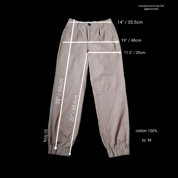 🦊 vintage khaki high-rise casual pants by stradivarius - Picture 2 of 6